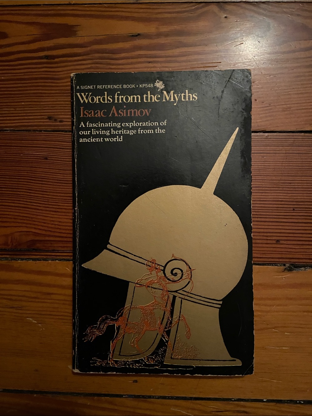 Vintage 1960s 60s MYTHOLOGY MYTH Words from Myths Isaac Asimov Paperback book